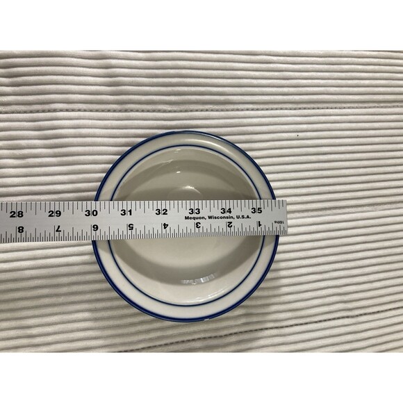 Elegance II Collection Mariner Blue Stoneware 1  Bowl Soup Salad Dessert Kitchen - Picture 3 of 4